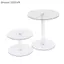 {AKIN} Giá đỡ bánh tròn Acrylic trưng bày món tráng miệng trong suốt Giá đỡ bánh ngọt ổn định cho bữa tiệc sinh nhật Trung tâm bàn tiệc cưới {a}