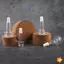 10 Cái / lô Chai Mini Có Thể Đổ Lại Mẫu Chai Trống Có Nắp, et Head Chai Đổ Bột Trong Suốt Dụng Cụ Chăm Sóc Da Mới