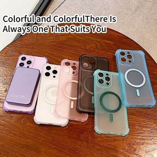 Vỏ Mềm Cho Realme C85 C61 C63 C55 C51 C53 C35 C33 C30 C30S C25Y C21Y C21 C11 2021 C25S C25 C15 C12 Có Túi Khí Thu Hút Từ Tính Matte Chống Sốc Bảo Vệ Vỏ Điện Thoại