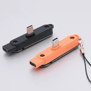 Bộ chuyển đổi USB C sang USB C 2 In1 SSVN 240W Sạc nhanh và đồng bộ dữ liệu với giá đỡ điện thoại có thể điều chỉnh để học tập và không gian làm việc.