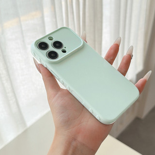 Ốp Màu Kẹo Xanh Nhạt Cho IPhone 17 17air 16 16e 15 14 13 12 11 Pro Promax 14Plus Mini X XS XR XSMAX 7 8 + Plus SE 2020 PPX