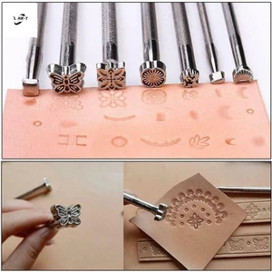 Bộ dụng cụ thủ công bằng da 20 CÁI - Khắc tem Punch để làm yên ngựa DIY