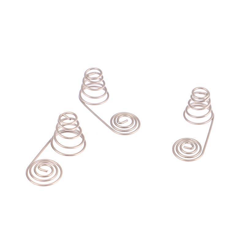 Alittlesetrtu Bộ 5 Tấm Tiếp Xúc Lò Xo Pin AA, Cuộn Dây Niken Tích Cực & Âm VN