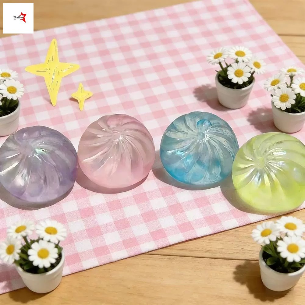 Đồ chơi bóp bóng lấp lánh nước mô phỏng - Bánh bao làm đầy nước giảm căng thẳng