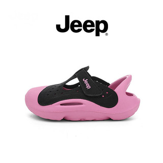 JEEP Phong Cách Mới Baotou Dép Thường Ngày Trẻ Em Chống Trơn Trượt Chống Mài Mòn Nhanh Khô Giày Đi Biển Phong Cách Mùa Hè