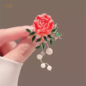 PNPIA- Tính khí cá tính, Trâm hoa mẫu đơn, Jaet nữ, Cardigan, Corsage, Ghim thời trang và tinh tế