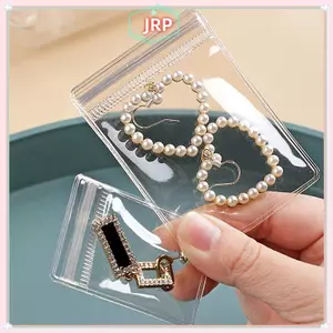 JRP 10 Chiếc Trang Sức Túi Bảo Quản Hộp Chống Oxy Hóa Trong Suốt Trang Sức Tổ Chức Cho Bông Tai Nelace Vòng Tay Giá Đỡ Vòng Ziplo Túi JRP