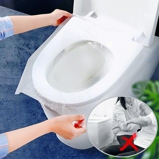 10 / 20 / 30 / 50 Đệm ngồi WC di động du lịch - Vỏ bọc bồn cầu chống nước dùng một lần