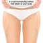 PNPIA- 1 Cặp Mông Tăng Cường Thoải Mái Có Thể Tháo Rời Đẩy Lên Mông Đường Viền Hông Silicone Mông Miếng Lót Nam Nữ Giả Mông Miếng Lót