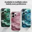 YJD Ốp Lưng Cho OPPO Reno15 Pro Reno15F Đá Cẩm Thạch Dòng Da Mạ Điện Cạnh Chống Rơi Vỏ Điện Thoại