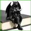 Gothic Halloween Tượng Nhựa Đọc Sách Tượng Trang Trí Có Mũ Trùm Đầu Các Bức Tượng Nhỏ Kệ Nữ Trang Trí saixit2vn