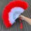 Quạt Gấp Sườn Xám Sàn Diễn Vũ Vũ Vũ Quạt Cổ Hanfu Nữ Lông Vũ Hiệu Suất Siêu Cổ Tích Phong Cách