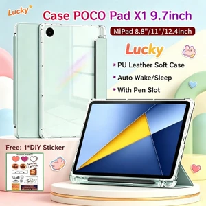 Ốp điện thoại Xiaomi POCO Pad C1 9.7 inch / POCO Pad M1 12.1 inch có khe cắm bút Vỏ bảo vệ từ tính Xiaomi Pad 8 Pro 11.2 inch có Ốp điện thoại trong suốt Xiaomi Pad Mini