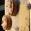 QEARY Dim Sum Nam châm tủ lạnh, Nam châm tủ lạnh bánh bao bằng nhựa, In 3D sáng tạo Nhãn DIY Trang trí tủ lạnh nhà bếp thực tế
