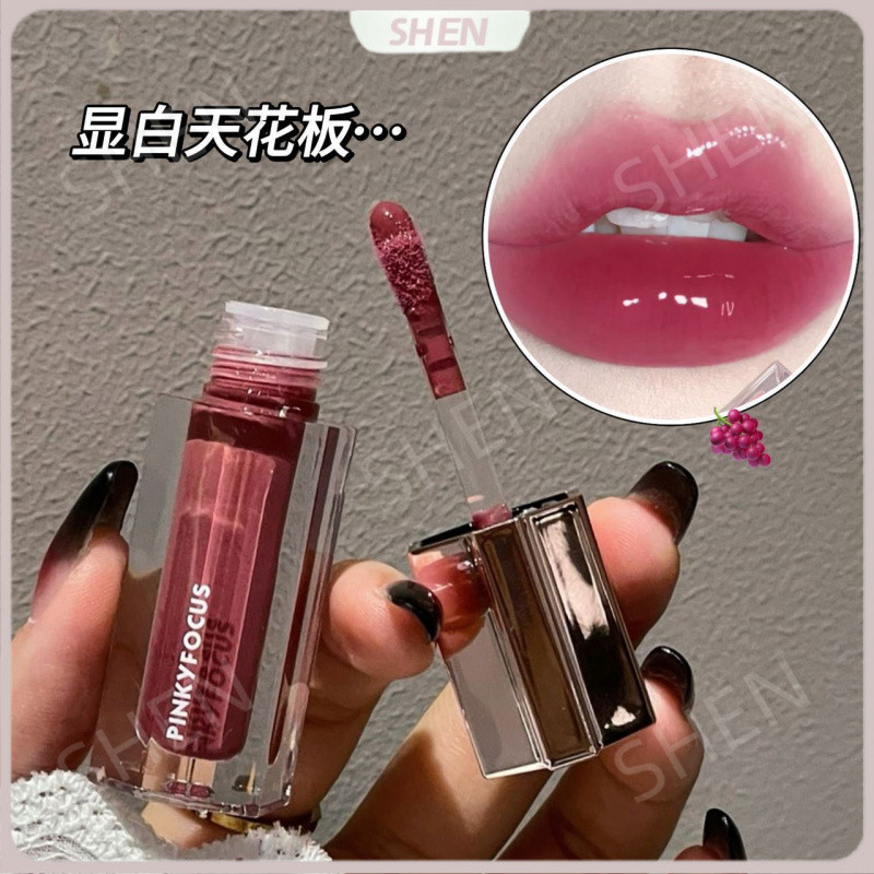 D.G Zhencai Ánh Sáng Mờ Son Bóng Dưỡng Ẩm Nước Bóng Gương Môi Glaze Thu Đông Dưỡng Ẩm Trang Điểm