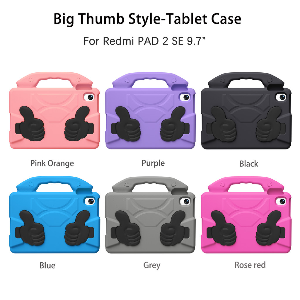 Ốp Lưng Cho Xiaomi Poco Pad C1 9.7 Inch 2026 Cho Redmi Pad 2 9.7 Inch 4G Wifi 9.7 "2026 Vỏ Trẻ Em Máy Tính Bảng EVA Vỏ Bảo Vệ Chống Sốc
