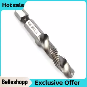 Belleshopp Belleshopp 1/4 Tay Tập Chuôi Lục Giác Khoan Kết Hợp Và Dụng Cụ Bit Để Khoan Gỗ Kim Loại Mềm Nhôm Sắt