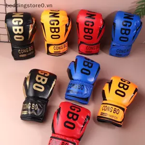 COD Kids 6oz Găng tay tập đấm bốc chuyên nghiệp Da PU Trẻ em thoáng khí Muay Thái Đấm Karate Găng tay tập luyện MỚI