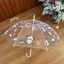 🔥deco chụp ảnh siêu đẹp ins style Fat Dun Big Panda Dù Trong Suốt Bán Tự Động Tay Cầm Dài Ô Trường Tiểu Học Học Cô Gái Bé Kindergar