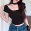 Hot Girl Halter Cổ Áo thun ngắn tay một vai dành cho nữ Thiết kế thích hợp mùa hè Ôm sát hơn Nhìn ngắn Phong cách mong muốn thuần khiết hàng đầu