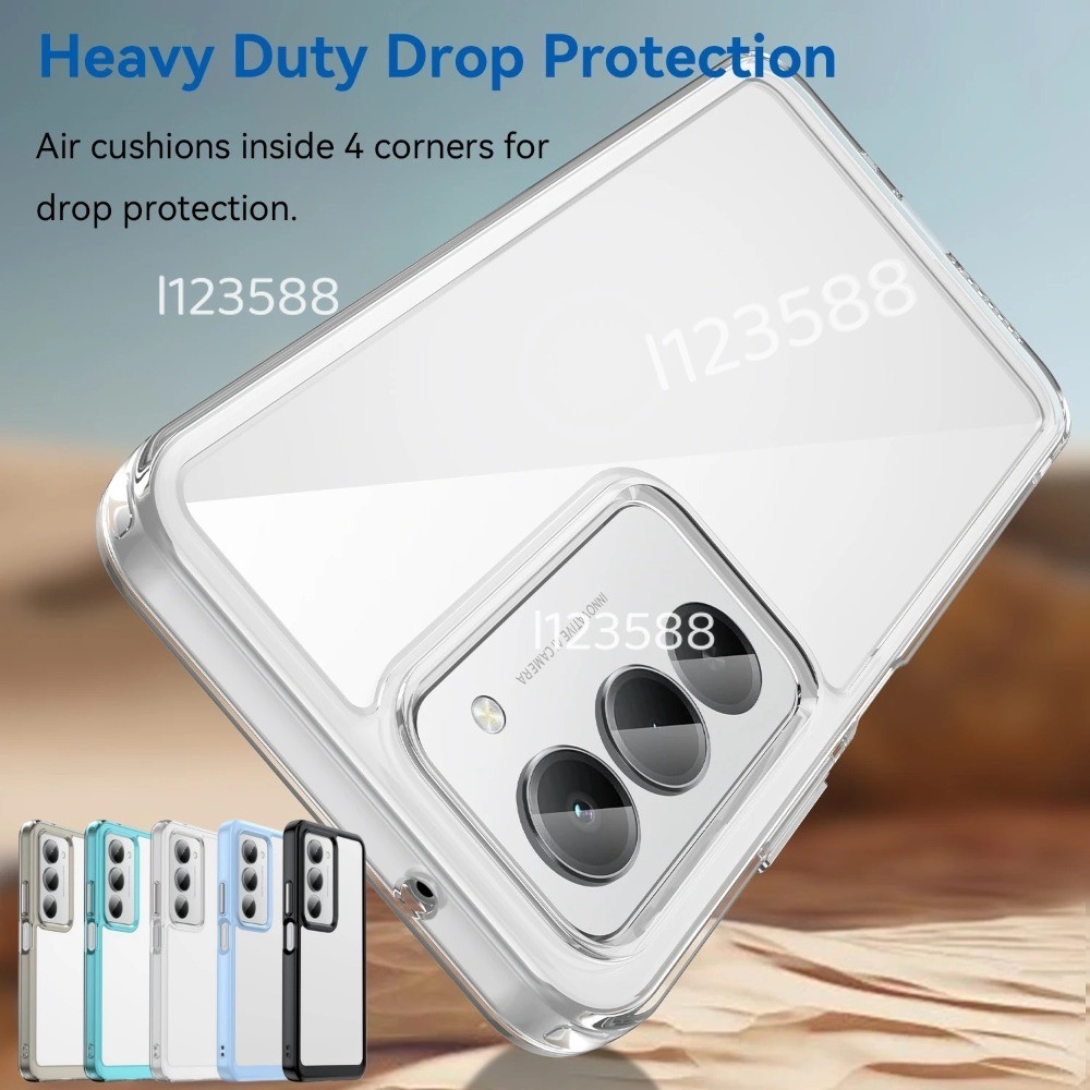 Dành Cho Poco M8s 5G Acrylic Nhiều Màu Sắc Ốp Lưng Cho Poco M8s 5G 2026 Xiaomi PocoM8s 5G Vỏ Điện Thoại TPU Mềm Chống Sốc Ốp Lưng