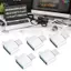 Apill Bộ chuyển đổi Type C OG 5 gói USB 2.0 sang bộ chuyển đổi có chức năng cắm và chạy trao đổi nóng cho máy tính Bàn phím điện thoại Chuột Truyền dữ liệu ổ cứng (Vàng)