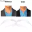YUJUNI Áo Sơ Mi Cổ Hỗ Trợ Shaper, Cổ Áo Ở Lại Gói Bộ Áo Sơ Mi Slick Đứng Cổ Dụng Cụ, Cổ Tay Có Thể Điều Chỉnh Quần Áo Phụ Kiện