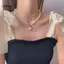 LUImo Giả Ngọc Trai Tình Yêu Nelace Thoáng Mát Và Ngọt Ngào Ngọc Trai Vàng Đơn Giản Nelace SBS