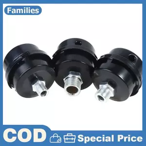 Bộ phận máy nén khí 12 / 16 / 20mm Bộ lọc khí nén bằng kim loại Bộ giảm thanh tiếng ồn