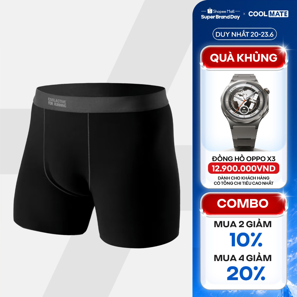 [MUA 4 GIẢM 20%]Quần lót nam thể thao chạy bộ Fast & Free Run công nghệ Không Đường May êm ái Coolmate