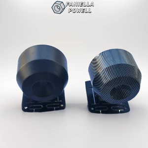 FANIELLAPOWELL Dash Mount Bracket, Giá đỡ đồng hồ đo đua bền bằng nhựa, Dụng cụ ô tô 2.5 "60mm Máy đo lỗ đơn Pod Mount Holder