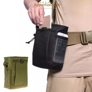 Túi đựng IAPPORTUNIA, Túi thắt lưng có thể điều chỉnh đa chức năng, Túi đựng dụng cụ dây rút đeo ngoài trời Phụ kiện lưu trữ nhỏ