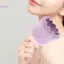Tím Gốm Gua Sha Cho Mặt Cơ Thể Dụng Cụ Massage Toàn Thân Guasha Ban Giảm Massage Nâng Cơ Mặt Gua Sha Máy Mát Xa