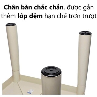 Bàn học sinh cho bé nhựa VIỆT NHẬT - Chân bàn xếp gọn, in hình chữ cái, động vật dễ thương - 1810-1