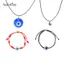 AqToCna Kính Xanh 3cm Ác Mắt Mặt Dây Nelace Vòng Tay Luy Nelace Choker Trang Sức AqToCna