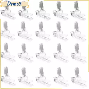 20 Cái / bộ Kẹp dây gió mái hiên, Móc kẹp lều trong suốt hạng nặng, Kẹp bạt nhựa bền cắm trại ngoài trời