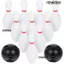 Trò chơi bowling NEWIDEA, Bộ đồ chơi bowling màu trắng vui nhộn, Đồ chơi bowling bằng nhựa cho trẻ em Bóng trong nhà