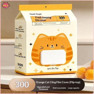 N & X 300 Chiếc Túi Bảo Quản Thực Phẩm PE Dùng Một Lần Co Giãn Bám Phim Cấp Thực Phẩm Treo Tường Thiết Kế Cho Nhà Bếp Gia Đình Tổ Chức.