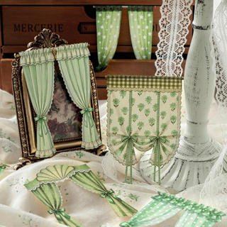 ENWEI 10 Cái [Window Sweet Dreams Collection] Kem Gạc Ấm Bong Bóng Bầu Trời Tạp Chí Chất Liệu Miếng Dán Gói Văn Phòng Phẩm Trang Trí