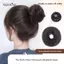 AqToCna Móng Vuốt Loại Kẹp Tóc Giả Bun Tổng Hợp Thẳng Chignon Kẹp Trong Trên Đuôi Tóc Nối Dài Updo Tóc Bun Tóc Mảnh Tóc Cho Nữ AqToCna