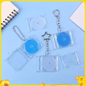 1 Bộ Mini NFC Chức Năng Đĩa CD Ốp Lưng Móc Chìa Khóa Ngoại ViMemorative Album Chìa Khóa Cho DIY Bapa Mặt Dây Chuyền