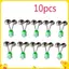 10 Cái / bộ Đôi Chuông Xoắn Ốc Câu Cá Cắn Báo Động Ngoài Trời Đêm Cá Chép Cần Câu Đầu Kẹp Dụng Cụ Phụ Kiện