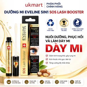 Tinh Chất Dưỡng Mi Cao Cấp Eveline 5 in 1 / 5 B 1 SOS Lash Booster 10ml