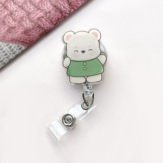 Móc kẹp bảng tên - Yoyo dành cho học sinh, sinh viên, nhân viên với nhiều họa tiết đáng yêu Dragon, Bear, Panda