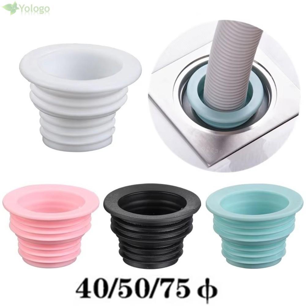 YOLOGO Gioăng Niêm Phong Chống Rò Rỉ, Chức Năng Khử Mùi Chất Liệu Cao Su Ống Thoát Nước Niêm Phong Cắm Cấu Trúc Vòng Ống Cao Su Niêm Phong Ống Ống Máy Giặt Ống