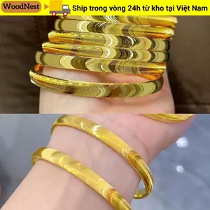 Vòng tay vàng WOODNEST, Vòng tay mắt mèo bằng đồng cá nhân, Phụ kiện trang sức thời trang đơn giản