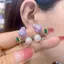 Bluelover Hàn Quốc Ánh Sáng Sang Trọng Tulip Giả Ngọc Trai Bông Tai Dành Cho Nữ Hai Cách Đeo Bông Tai Cho Bé Gái Trang Sức Tiệc Hàng Ngày Mới