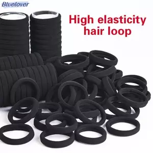 Bluelover 100 Chiếc Dây Buộc Tóc Cho Nữ Bé Gái Băng Đô Quấn Tóc Cao Su Đàn Hồi Cao Dây Buộc Tóc Đuôi Ngựa Giá Đỡ Scrunchies Accessorie Mới