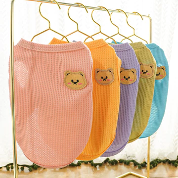 Quần áo cho chó cưng, áo vest mùa hè cho mèo, áo vest Teddy cho chó nhỏ và vừa quần áo cho chó mèo