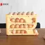 Sử dụng Hộp đựng trứng cuộn xuống tự động Nhà bếp Tủ lạnh Cửa bên Bảo quản trứng Ra 30 miếng Để Pa Hộp trứng VN